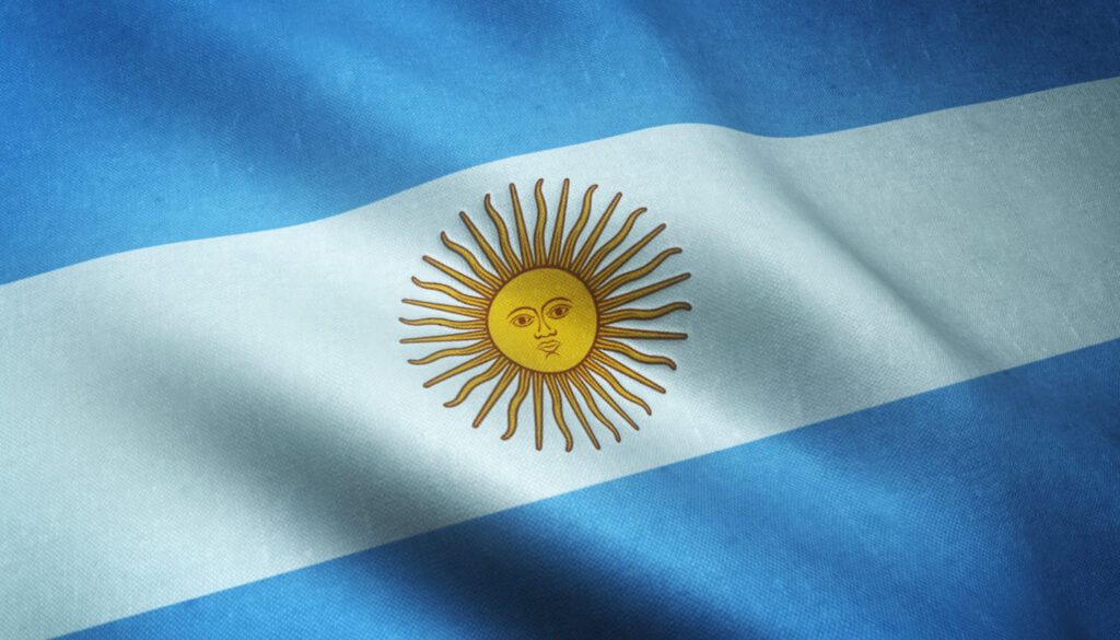 Bandera argentina.